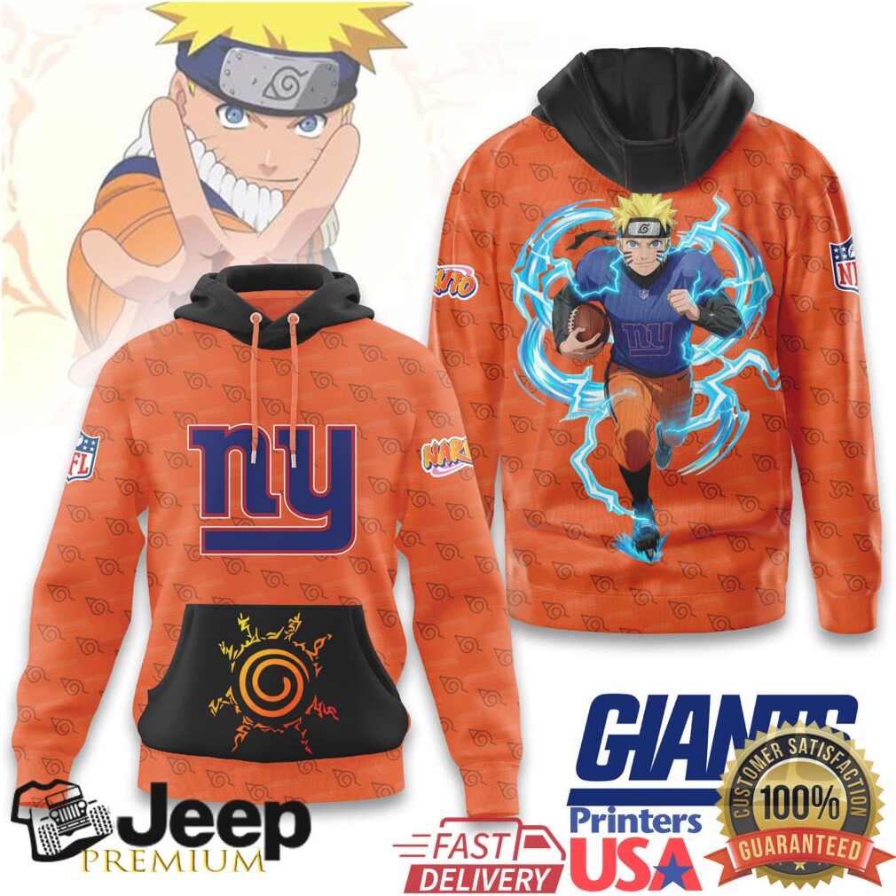 New York Giants Official NFL x Naruto Limited Edition Hoodie New York Giants Official NFL x Naruto Limited Edition Hoodie
