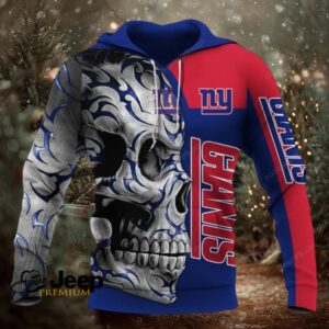 New York Giants Skull Fury NFL Hoodie