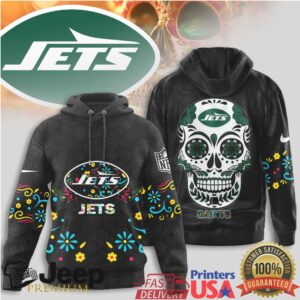 New York Jets Official NFL Dia de los Muertos Limited Editions Hoodie
