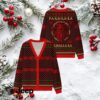 Christmas Demon Cat Ugly Cardigan Sweaters Christmas Demon Cat Ugly Cardigan Sweaters