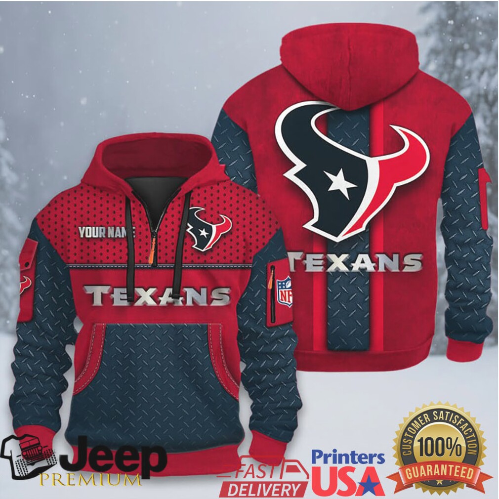 Official Houston Texans Custom Pullover Hoodie Official Houston Texans Custom Pullover Hoodie