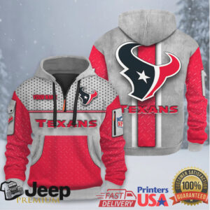 Official Houston Texans Custom Pullover Hoodie