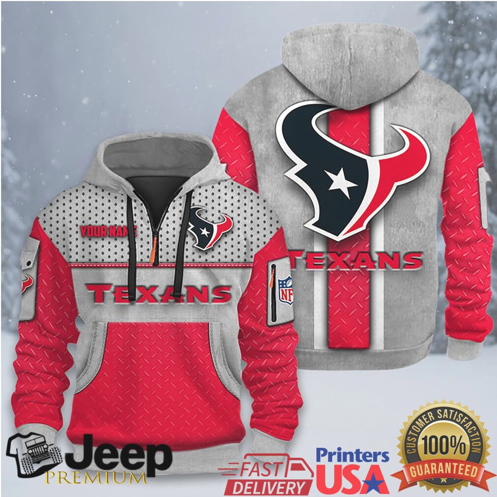 Official Houston Texans Custom Pullover Hoodie Official Houston Texans Custom Pullover Hoodie