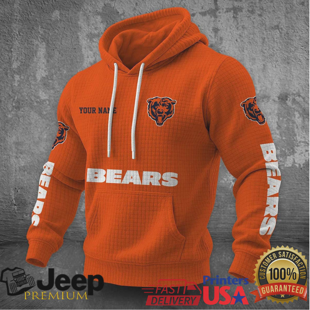 Official NFL Chicago Bears 'Your Name' Patch Pullover Hoodie Official NFL Chicago Bears 'Your Name' Patch Pullover Hoodie