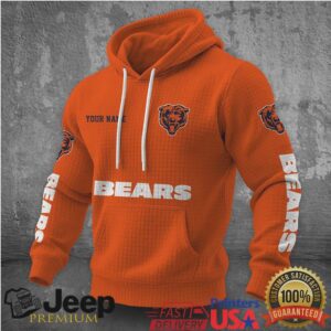 Official NFL Chicago Bears 'Your Name' Patch Pullover Hoodie