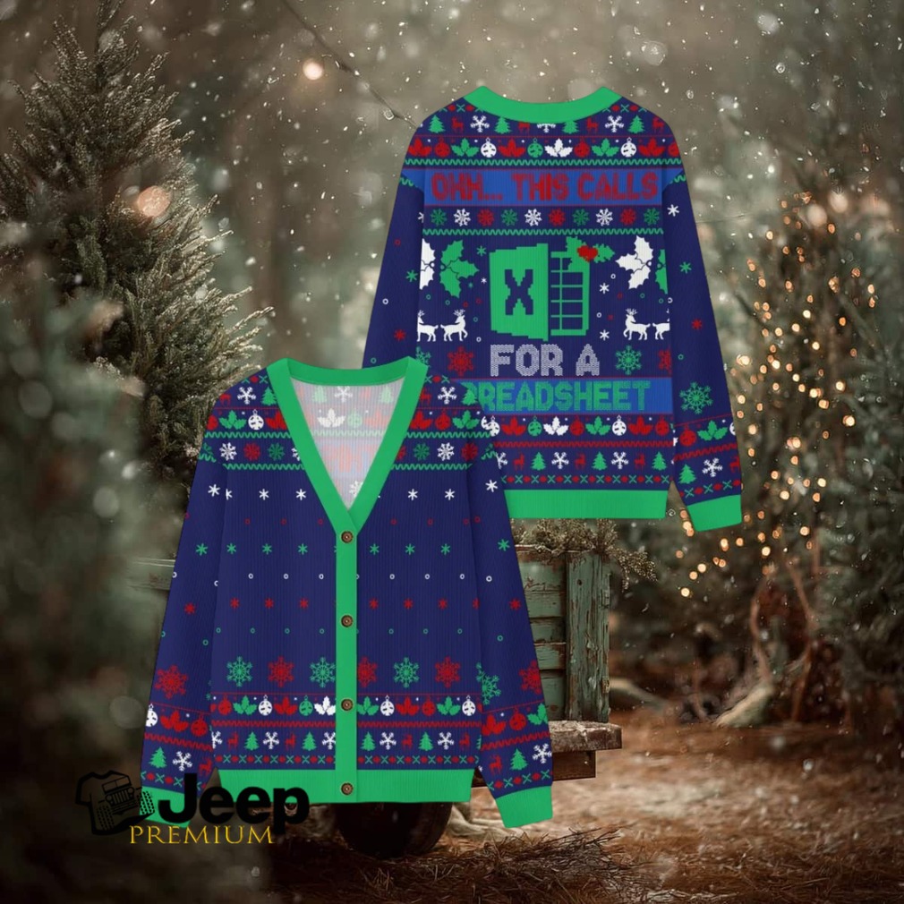 Oh This Calls For A Spreadsheet Ugly Cardigan Sweaters Oh This Calls For A Spreadsheet Ugly Cardigan Sweaters