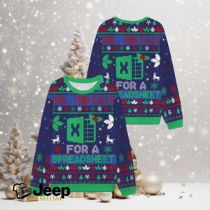 Oh This Calls For A Spreadsheet Ugly Sweatshirts