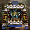 Mothra With Godzilla Crew Neck Sweater Mothra With Godzilla Crew Neck Sweater