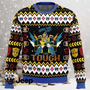 Optimus Prime You’ve Got The Touch Transformers Ugly Christmas Sweater