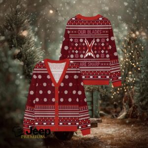 Our Blades Are Sharp Ugly Cardigan Sweaters