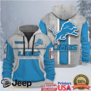 Personalized Detroit Lions 3D All Over Print Zip Hoodie