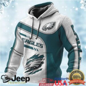 Philadelphia Eagles Men's Authentic Team Quarter Zip Hoodie