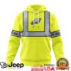 Philadelphia Eagles Official NFL Teacher Safety Hi Vis Hoodie Philadelphia Eagles Official NFL Teacher Safety Hi Vis Hoodie