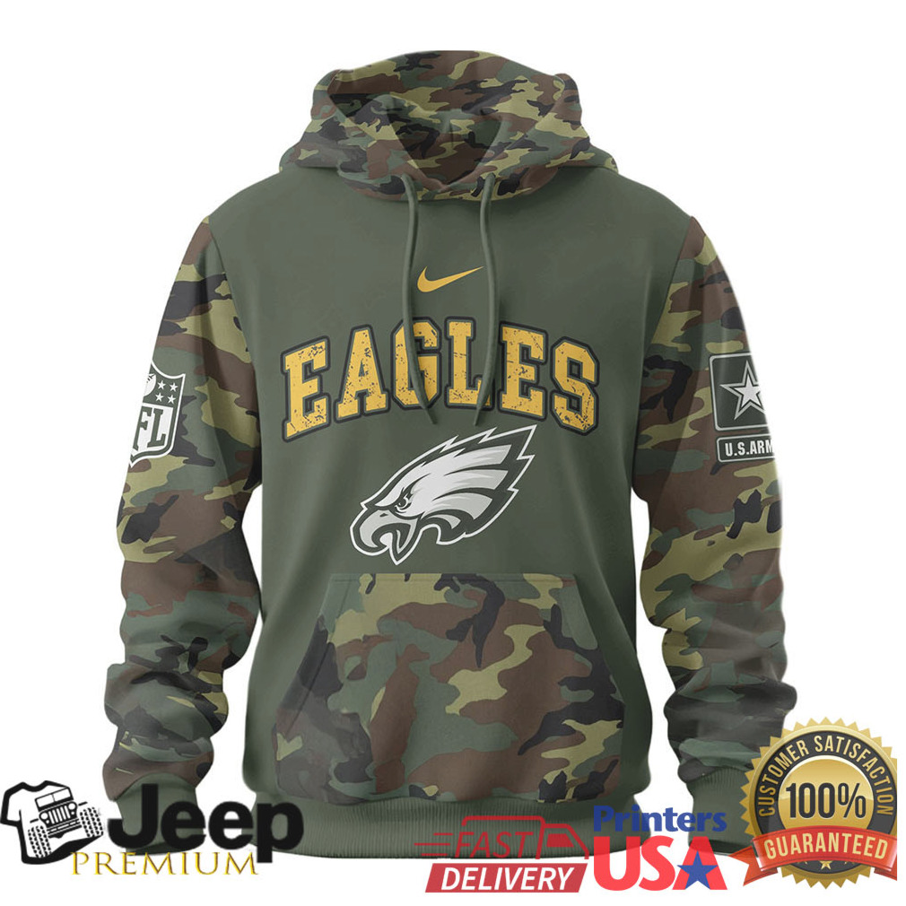 Philadelphia Eagles Official NFL US Army 250th anniversary 3D Hoodie Philadelphia Eagles Official NFL US Army 250th anniversary 3D Hoodie