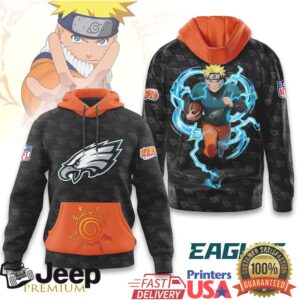 Philadelphia Eagles Official NFL x Naruto Limited Edition Hoodie
