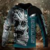 New York Giants Skull Fury NFL Hoodie New York Giants Skull Fury NFL Hoodie
