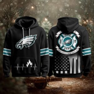 Philadelphia Eagles x Firefighter Appreciation Night Game Hoodie 3D