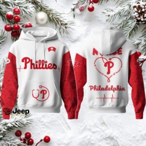 Philadelphia Phillies x Nurses Game Night Special Edition Hoodie Philadelphia Phillies x Nurses Game Night Special Edition Hoodie