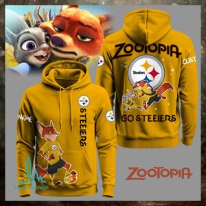 Pittsburgh Steelers Football Zootopia Hoodie 2025 Limited Edition 3D Unisex Hoodie Pittsburgh Steelers Football Zootopia Hoodie 2025 Limited Edition 3D Unisex Hoodie
