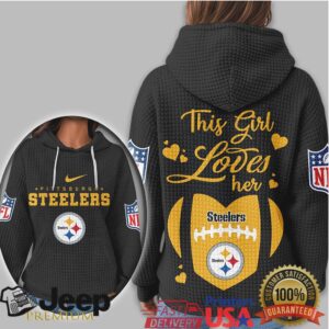Pittsburgh Steelers Official NFL Game Day Waffle Hoodie