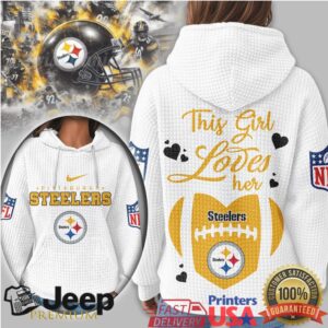 Pittsburgh Steelers Official NFL Game Day Waffle Hoodie