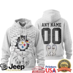 Pittsburgh Steelers Official NFL Pink Floyd 3D Hoodie