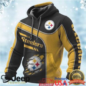 Pittsburgh Steelers Two Tone Black & Gold Fan Hoodie