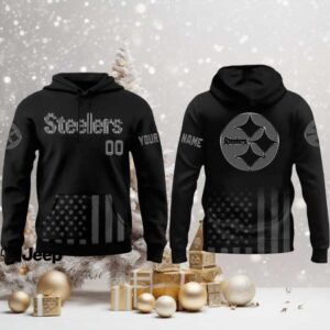 Pittsburgh Steelers x Back To Black Football Hoodie Limited 2025 3D Unisex Hoodie