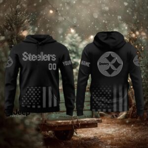 Pittsburgh Steelers x Back To Black Football Hoodie Limited 2025 3D Unisex Hoodie