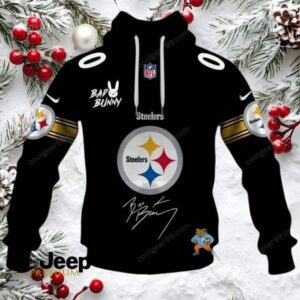 Pittsburgh Steelers x Bad Bunny Super Bowl 2026 NFL Hoodie