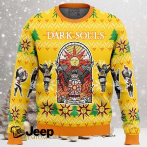 Praise The Sun Dark Souls Ugly Christmas Sweater