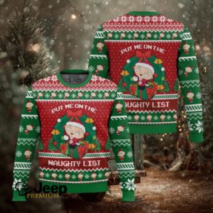 “Put Me On The Naughty List” Stewie Family Guy Ugly Christmas Sweater
