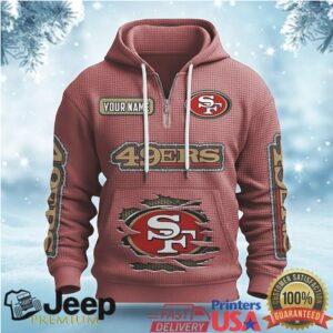 San Francisco 49ers themed customizable hoodies