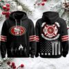 Kansas City Chiefs x Firefighter Appreciation Night Game Hoodie 3D Kansas City Chiefs x Firefighter Appreciation Night Game Hoodie 3D