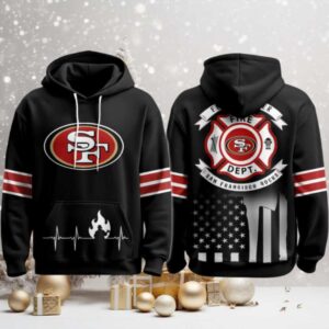 San Francisco 49ers x Firefighter Appreciation Night Game Hoodie 3D