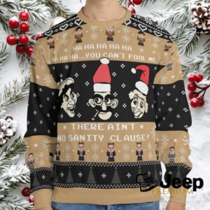 Sanity Clause The Marx Brothers Ugly Christmas Sweatshirt
