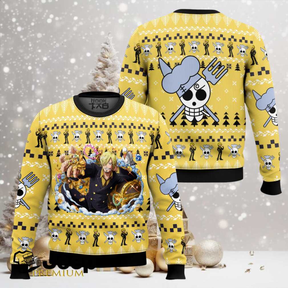 Sanji One Piece Ugly Christmas Sweater Sanji One Piece Ugly Christmas Sweater