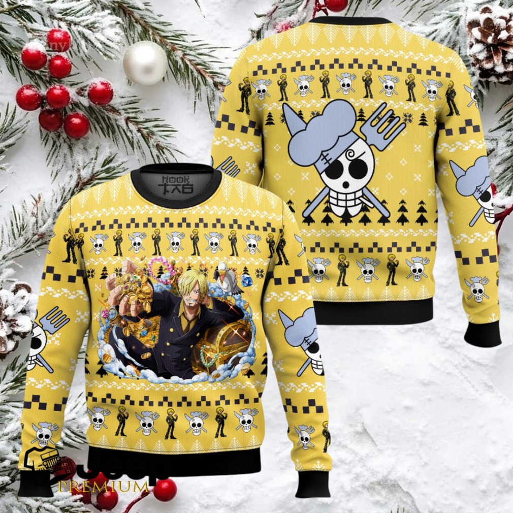 Sanji One Piece Ugly Christmas Sweater Sanji One Piece Ugly Christmas Sweater