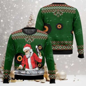 Santa Claus DJ Ugly Christmas Sweater