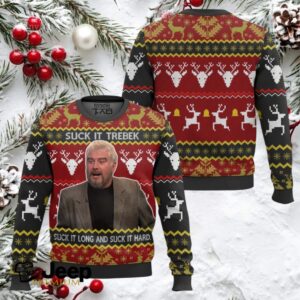 Sean Connery Suck It Trebek Saturday Night Live Ugly Christmas Sweater