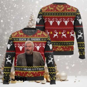 Sean Connery Suck It Trebek Saturday Night Live Ugly Christmas Sweater