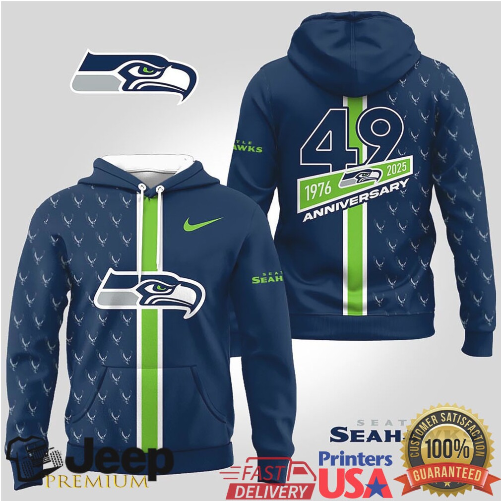 Seattle Seahawks Official NFL Anniversary Celebration Hoodie Seattle Seahawks Official NFL Anniversary Celebration Hoodie