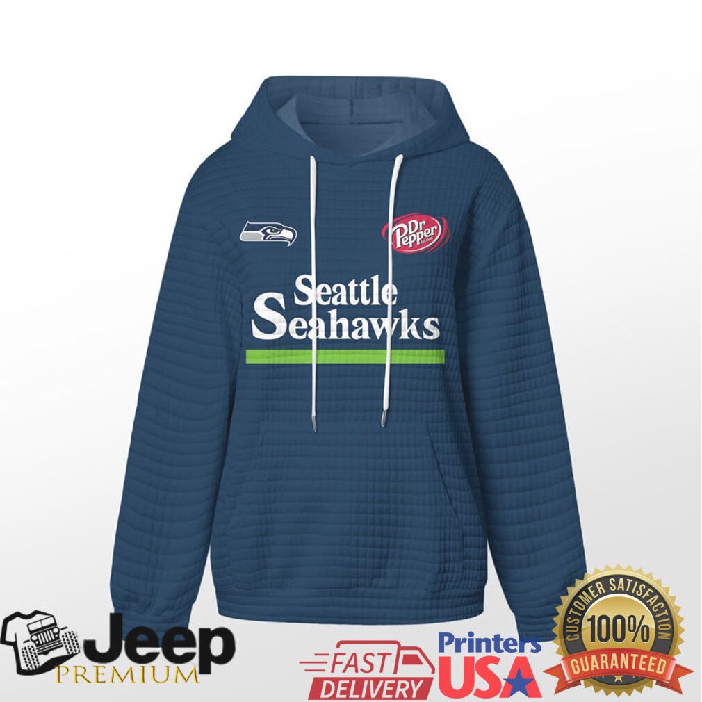 Seattle Seahawks Official NFL Dr.Pepper Waffle Hoodie Seattle Seahawks Official NFL Dr.Pepper Waffle Hoodie