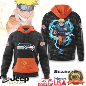 Seattle Seahawks Official NFL x Naruto Limited Edition Hoodie