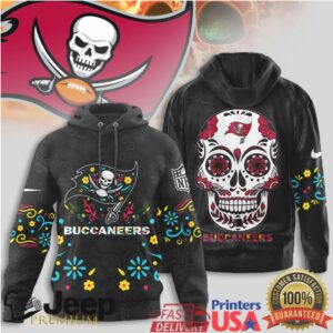 Tampa Bay Buccaneers Official NFL Dia de los Muertos Limited Editions Hoodie