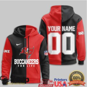 Tampa Bay Buccaneers Official NFL For Life Hoodie
