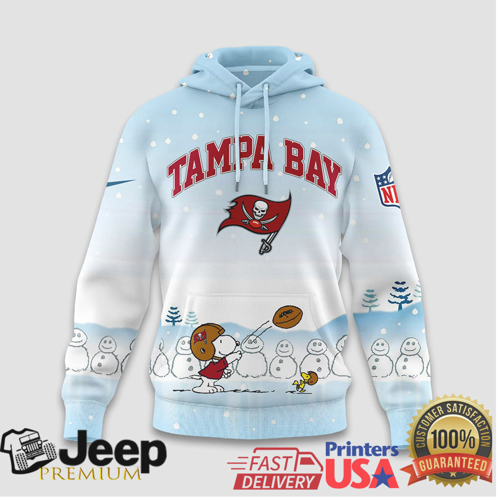 Tampa Bay Buccaneers Official NFL Peanuts Snow Day Hoodie Tampa Bay Buccaneers Official NFL Peanuts Snow Day Hoodie
