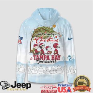 Tampa Bay Buccaneers Official NFL Peanuts Snow Day Hoodie