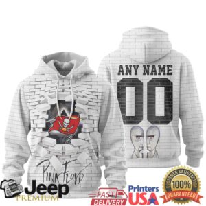 Tampa Bay Buccaneers Official NFL Pink Floyd 3D Hoodie