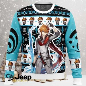 Tartaglia Childe Genshin Impact Ugly Christmas Sweater